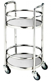 DT-35:รถเข็นเครื่องดื่มสแตนเลส 
Beverage Round Trolley